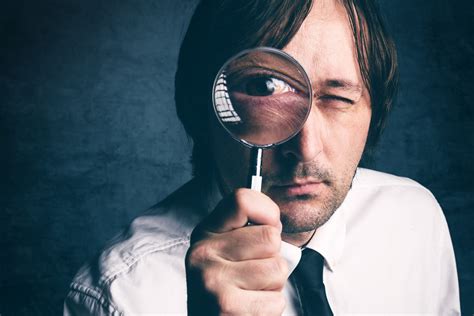 businessman  magnifying glass tax inspector  financial