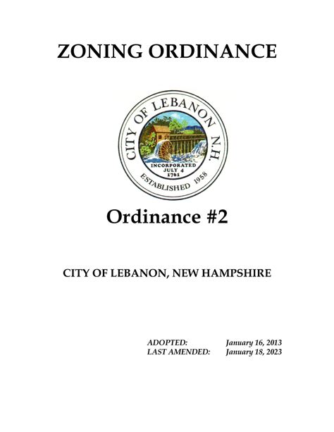 city of lebanon city of lebanon zoning ordinance page 175
