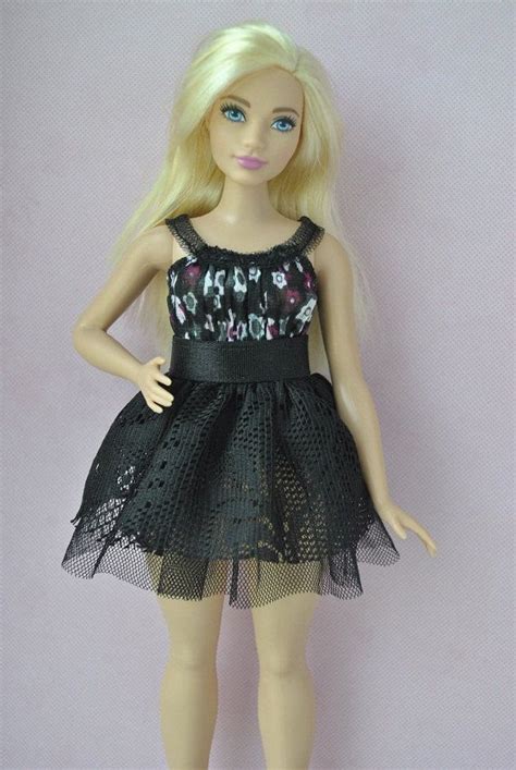 Handmade Dress For Barbie Fashionistas Curvy Dolls