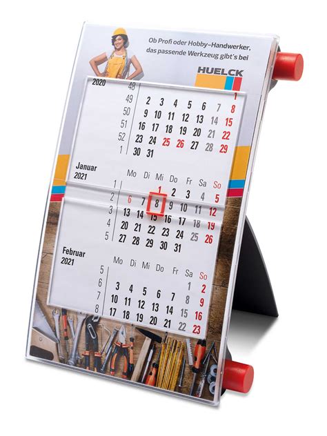 kalender met draaiknop burokalenders