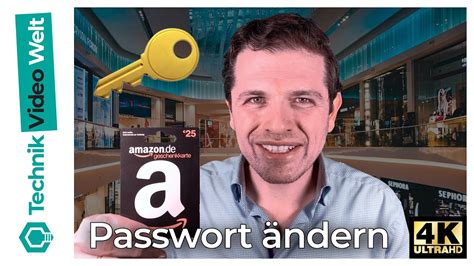 amazon passwort aendern youtube