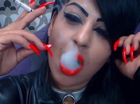 smoking with red lips and long nails porn 19 xhamster xhamster