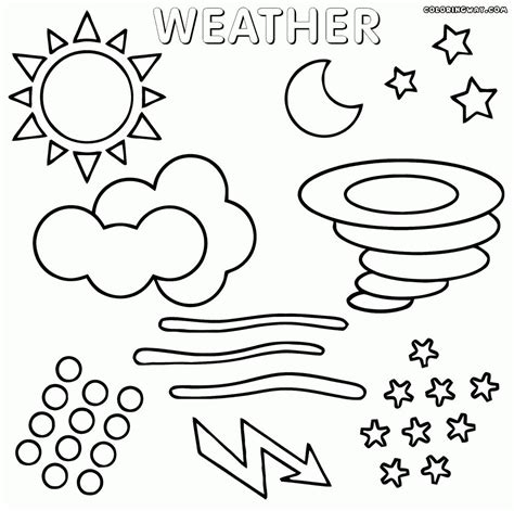 weather coloring pages   preschool coloring pages weather