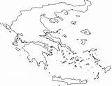 Greece Map Blank Outline Printable Drawing Maps Aneki Gif Reproduced sketch template