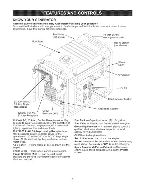craftsman  user manual generator manuals  guides
