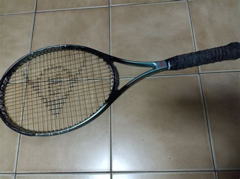 dunlop vibrotech carbon graphite tennis racket sports equipment