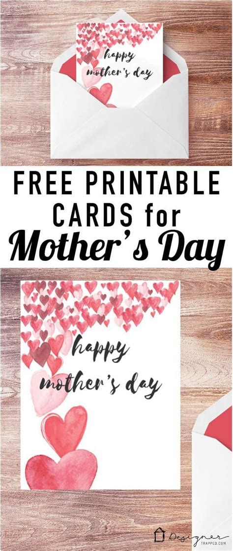 printable mothers day cards wife