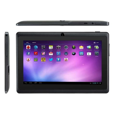 android  quad core tablet pc mid gb dual camera wifi bluetooth black pcmacs