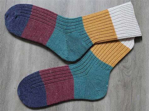 sokken met bamboe en wol maat   handgebreide sokken