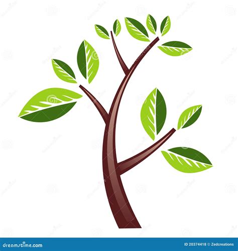 tree design stock vector illustration  decoration