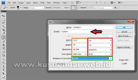 Cara Setting Ukuran Kertas A4 Dan F4 Di Photoshop – Kusnendar