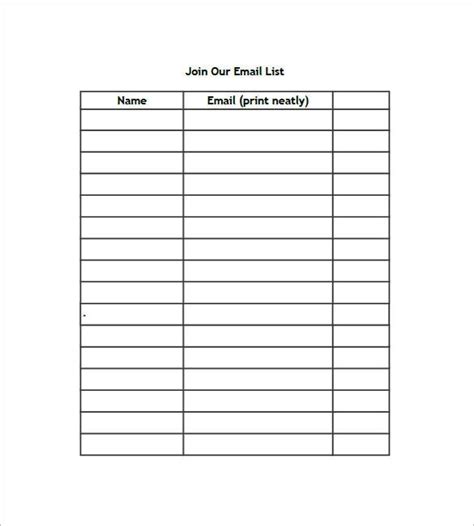 excel mailing list template  excel templates