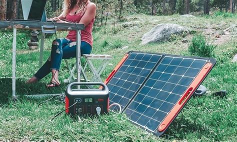 choose solar generator  camping