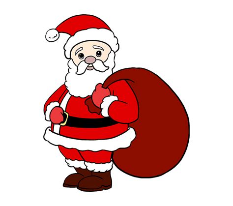 draw santa claus    easy steps easy drawing guides