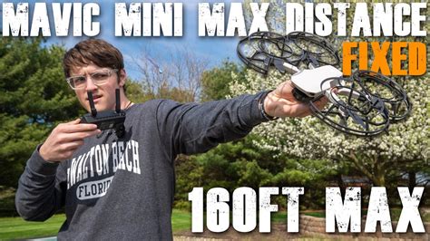 dji mavic mini   ft max fix range tips tricks  mavic mini youtube