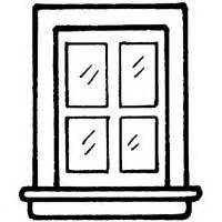 window coloring pages surfnetkids