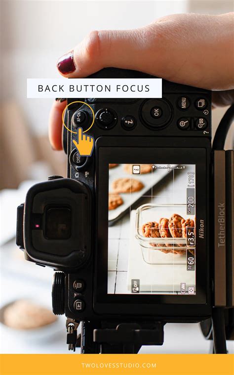 button focus  food photographers