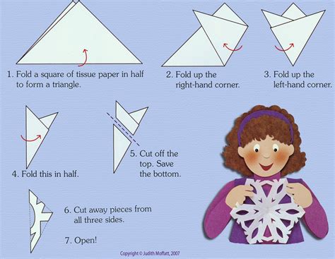 How To Make A Snowflakes Tutorial Origami