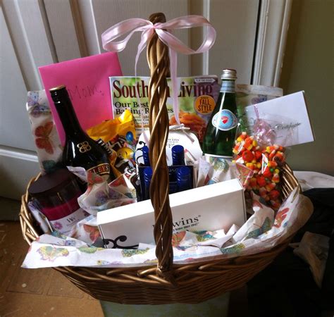 birthday basket  put   super cute gift basket   mom