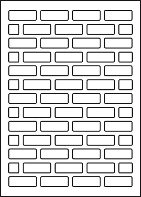 printable brick paper