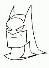 Batman Coloring Pages Drawing Logo Outline Mask Printable Easy Face Head Color Logos Cartoon Clipart Template Tutorial Library Popular Lego sketch template