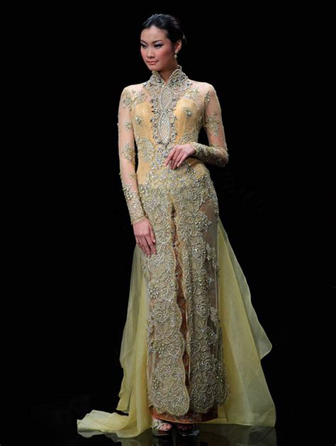 model kebaya pengantin modern muslim terbaru