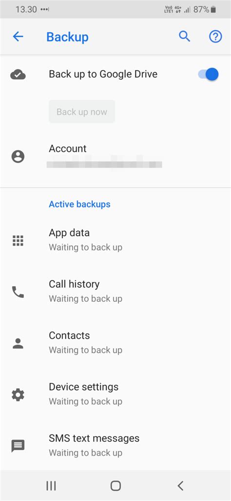android backups  google drive   disabled   phones  months  proper fix