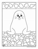 Hidden Seal Arctic Spy Winter Coloring Preschool Woojr Animals Pages Kids Artic Kindergarten Activities Sheets Objects Printables Perception Printable Choose sketch template