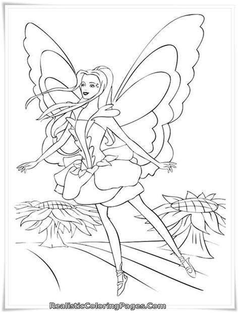 barbie fairytopia coloring pages   thousand photographs