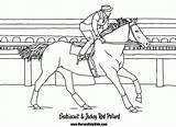 Coloring Pages Seabiscuit Popular Horses sketch template