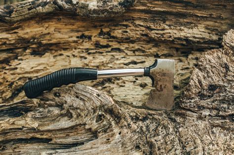 High Res Axe On Fallen Tree Picture — Free Images