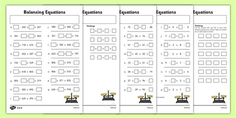 balancing equations worksheet worksheet pack balancing equations