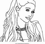 Da Colorare Disegno Misti Ariana Grande Victorious Template sketch template