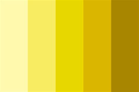 shades  yellow color palette