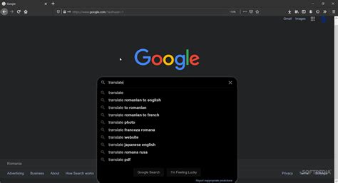 dark theme  google