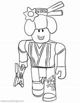 Roblox Coloring Girl Samurai Xcolorings Printable 600px 777px 41k Resolution Info Type  Size Jpeg sketch template
