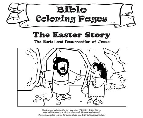 easter bible coloring pages instant  etsy