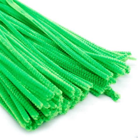 pipe cleaner  art  craft decorative roll pcs green