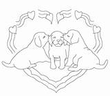 Valentijn Hond Dagen Honden Mewarnai Volwassenen Kleuren Valentinstag Colorare Valentino Sayang Kasih Animasi Ausmalbilder Malvorlagen Animierte Bergerak Afdrukken Mandala Animaatjes sketch template