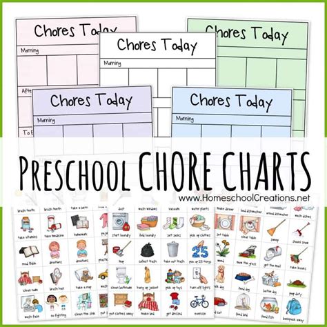 chore chart printables  kids  incremental mama