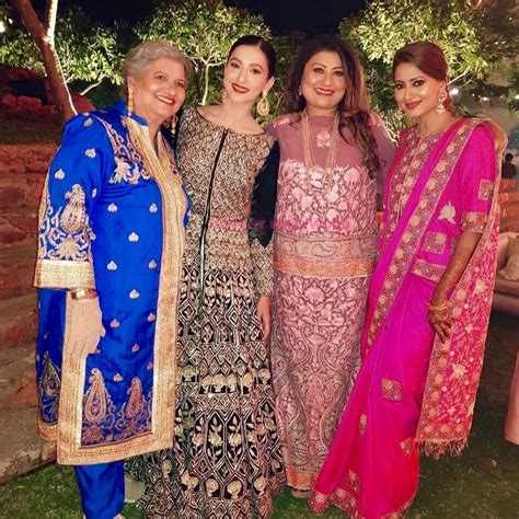 family goals gauhar khan   sisters mom  rode wedding