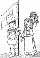 Desene Colorat Unire Mica Decembrie Steag Desen Ziua Creion Romaniei Romani Copii Mici Mea Suntem Marea Plansa Unirea Panou Conteaza sketch template