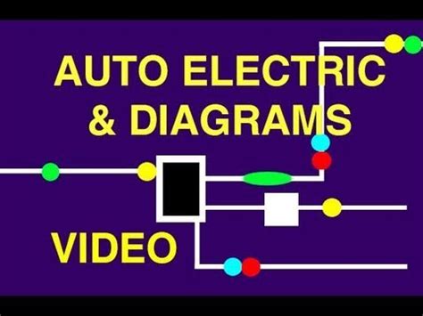 automotive electric wiring diagrams youtube