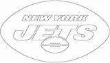 Jets York Pages Coloring Template sketch template