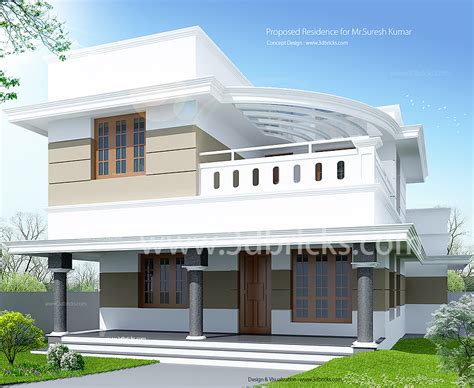 modern house kerala house plans  sq ft joeryo ideas
