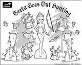 Doll Greta Outs Colouring Paperthinpersonas Thin Gning Maiden sketch template