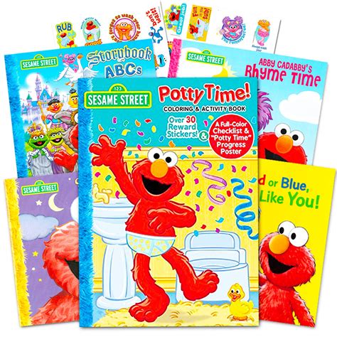buy sesame street elmo potty training book set potty coloring