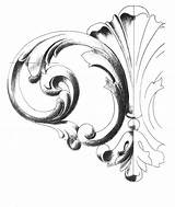 Acanthus Filigree Scroll Drawing Draw Part Iii Sketch Vector Border Google Ornament Leaf Drawings Baroque Line Surfacefragments Banner Step Fragments sketch template