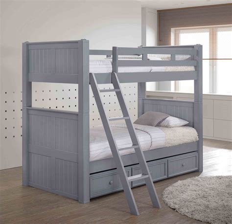 twin xl  twin xl dillon bunk bed trundle storage