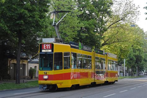 basel bvb tram  duewagbbcsiemens gt    aeschenvorstadt